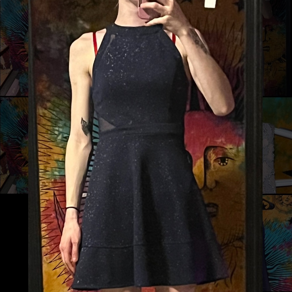 Blue homecoming dress